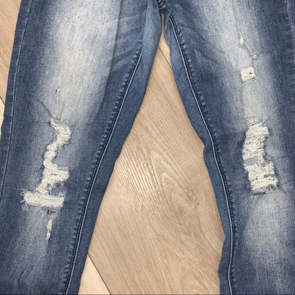 Vanilla Star Mid Rise Skinny Jeans Denim - Picture 7 of 12